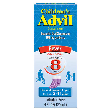 Grape Children's Advil Suspension Liquid
